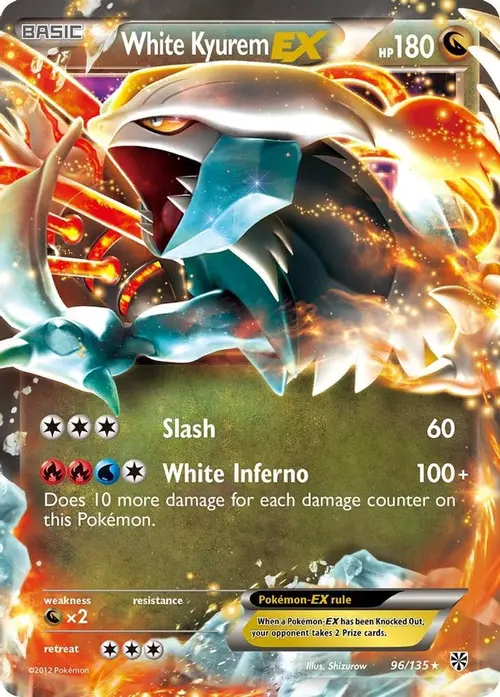 White Kyurem EX card art