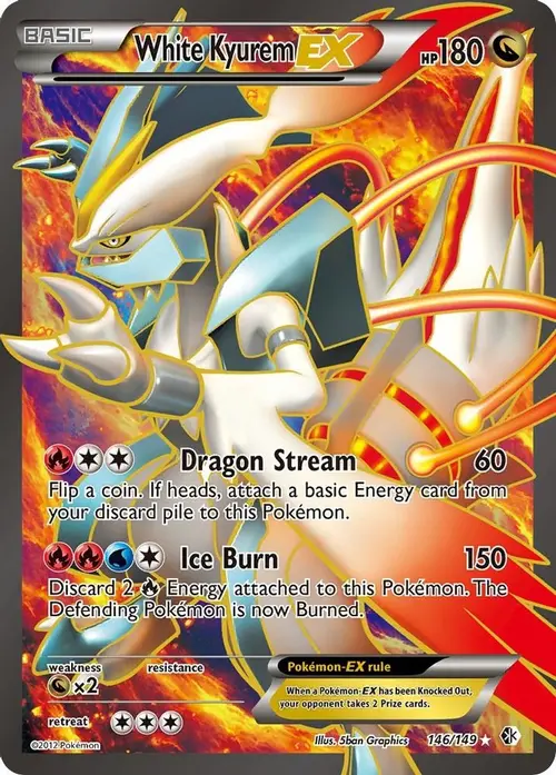 White Kyurem EX (146 Full Art) card art
