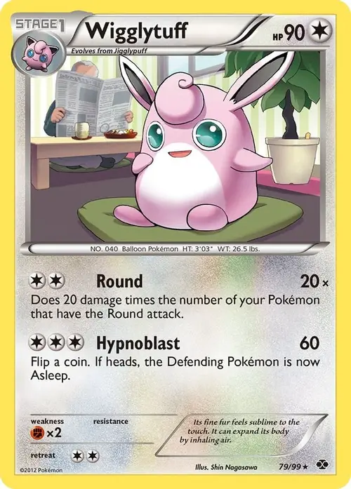 Wigglytuff card art