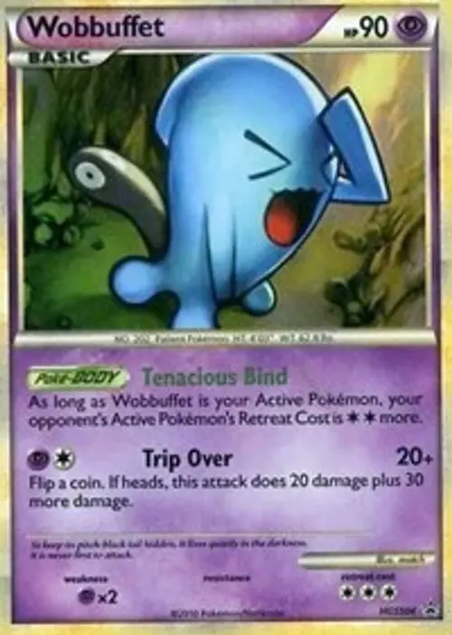 Wobbuffet - HGSS04 card art
