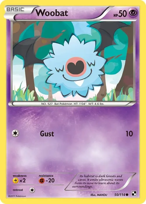 Woobat card art