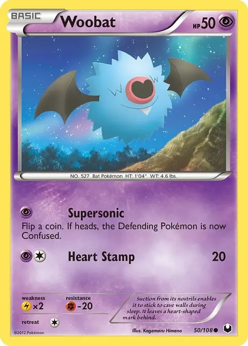Woobat card art