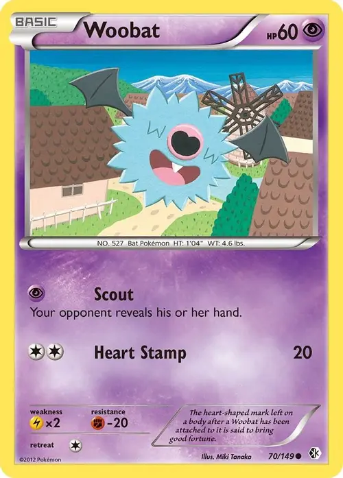 Woobat card art