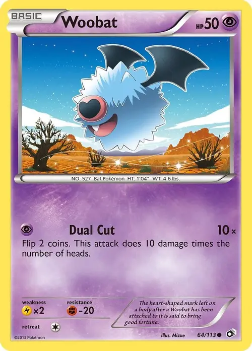 Woobat card art