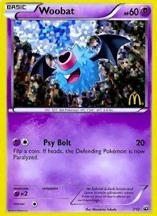 Woobat - 7/12 card art
