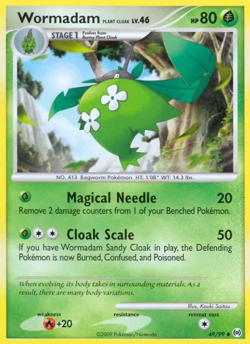 Wormadam Plant Cloak card art