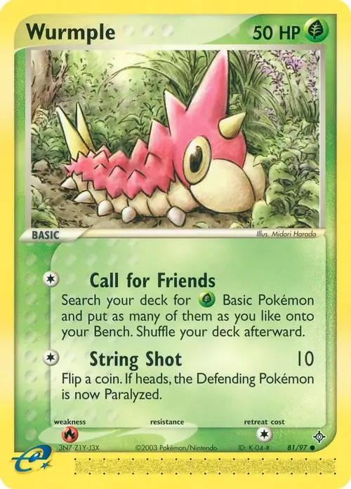 Wurmple card art