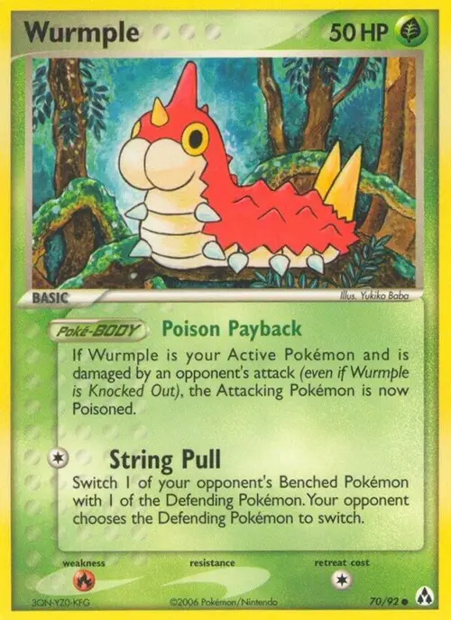 Wurmple card art