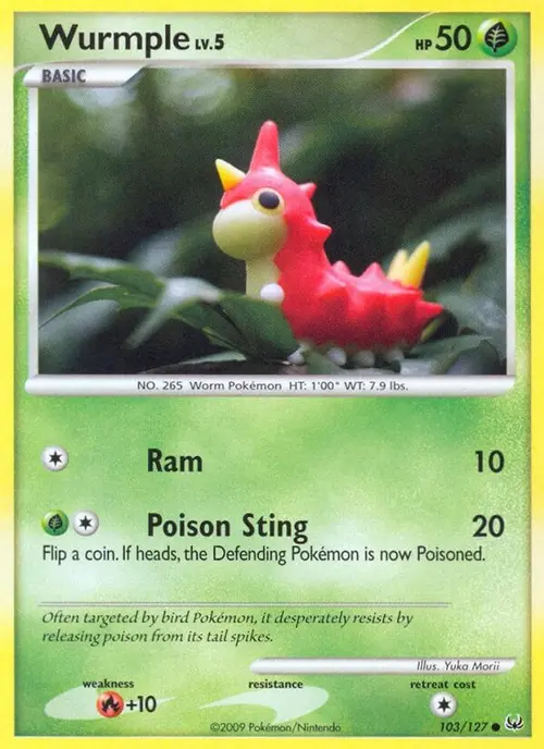 Wurmple card art