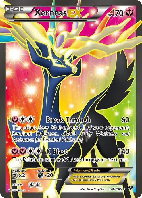 Xerneas EX (146 Full Art) card art