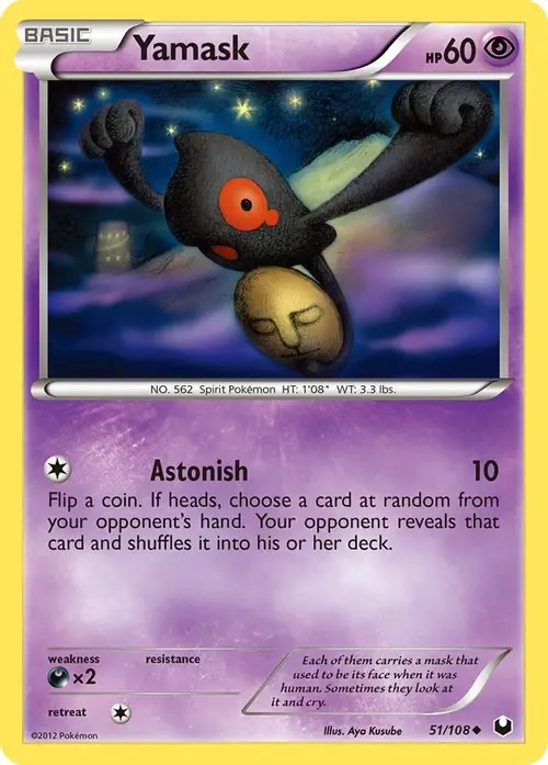 Yamask card art