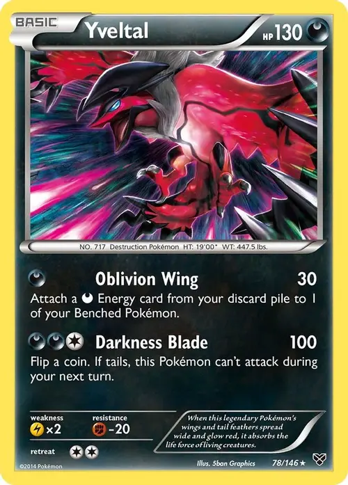 Yveltal card art