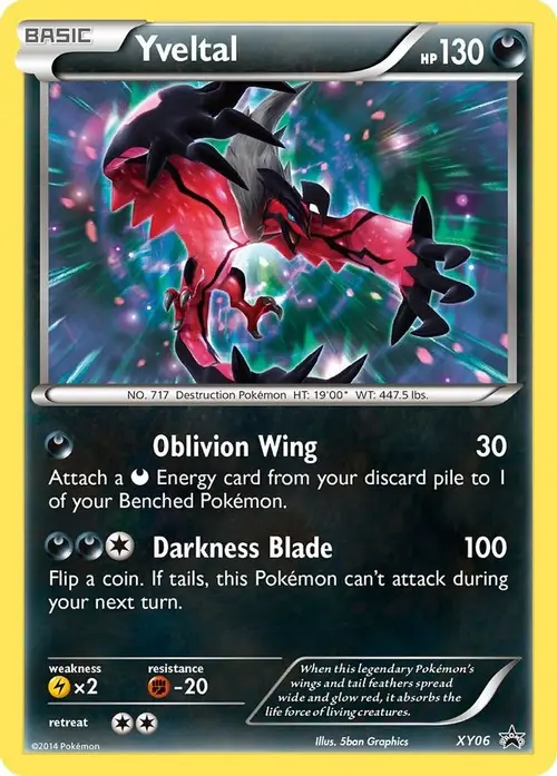 Yveltal - XY06 card art