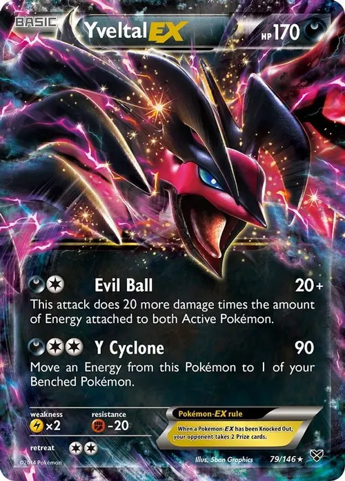 Yveltal EX card art