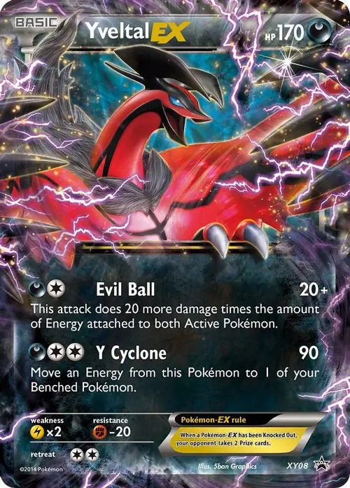 Yveltal EX - XY08 card art