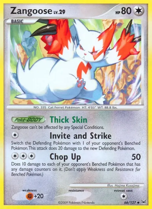 Zangoose card art
