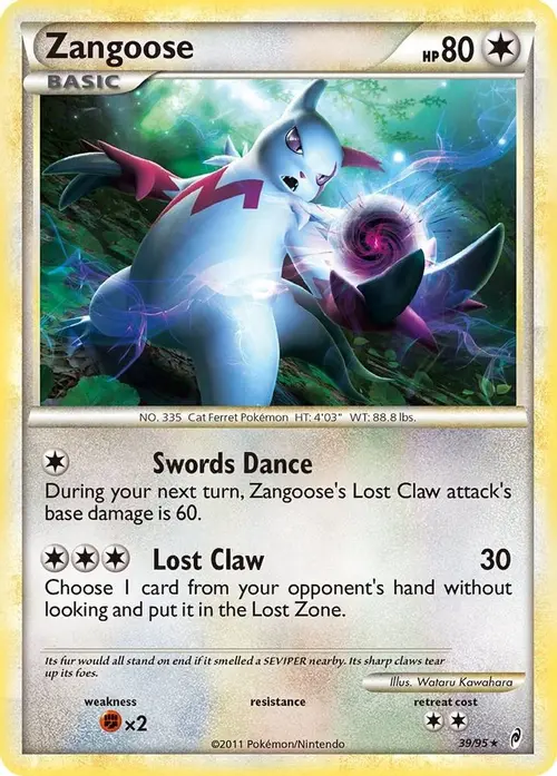 Zangoose card art