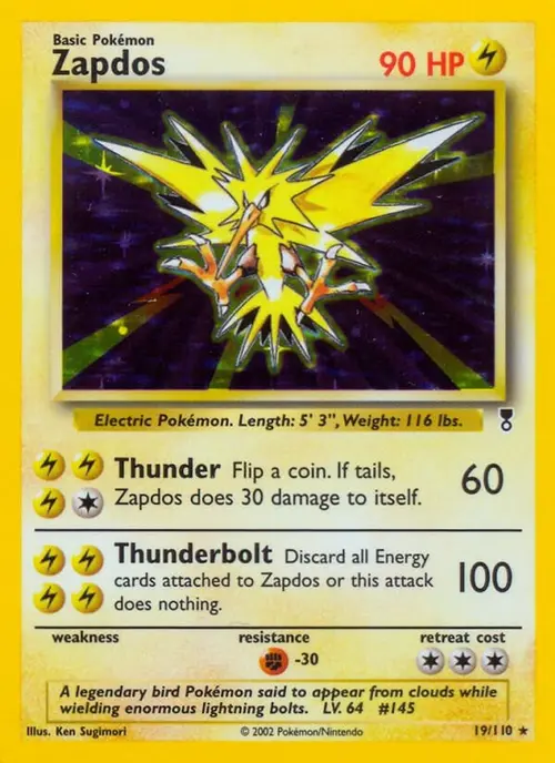 Zapdos card art