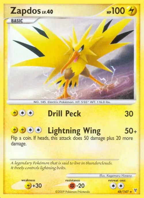 Zapdos (48) card art
