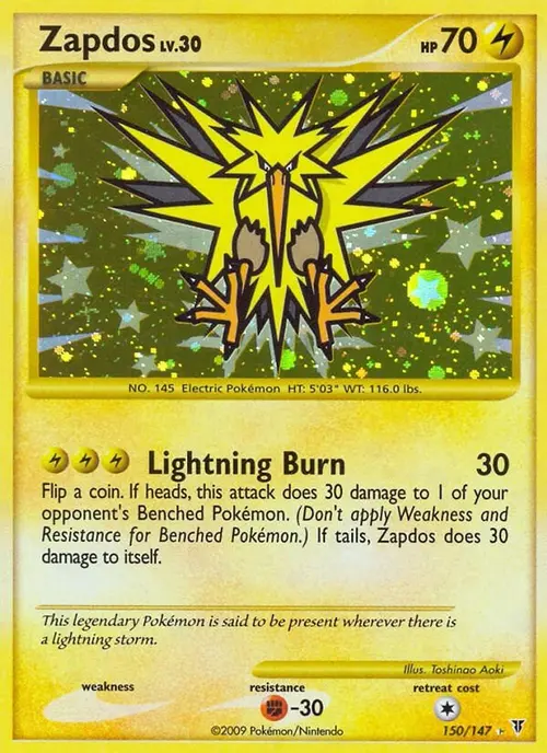Zapdos (150) card art