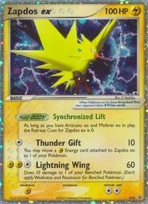 Zapdos ex - 033 (EX Collector's Window Tins) card art