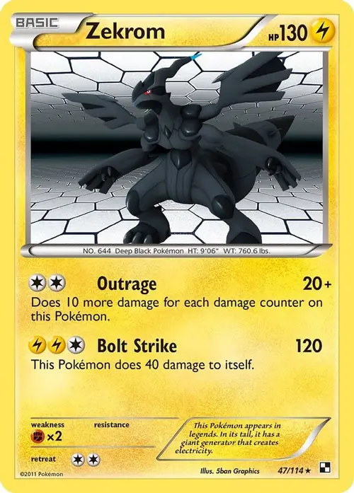Zekrom card art