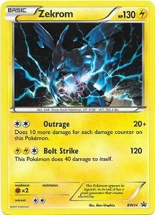 Zekrom - BW24 card art