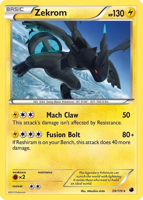 Zekrom card art