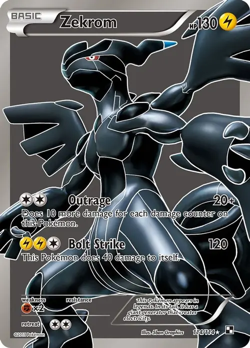 Zekrom (114 Full Art) card art