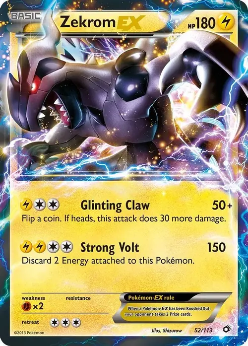Zekrom EX card art
