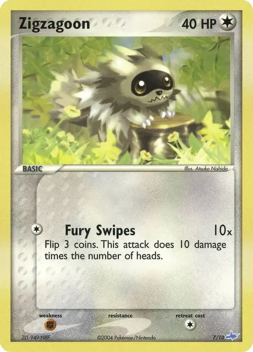 Zigzagoon card art