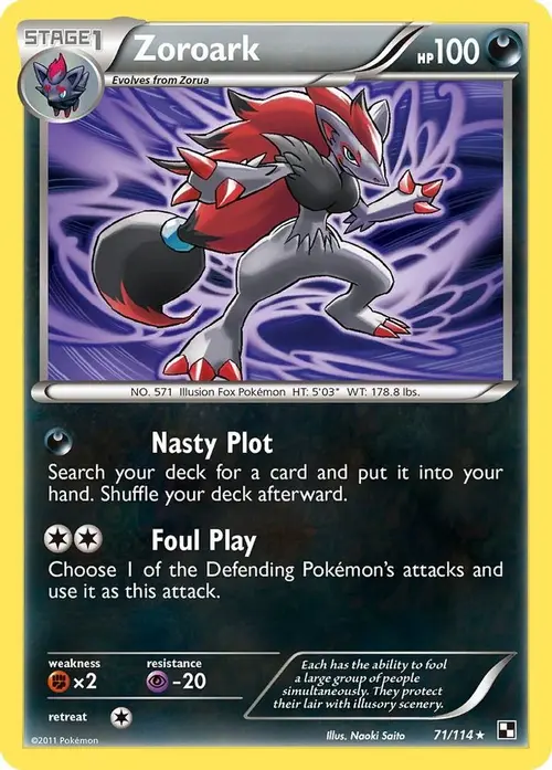 Zoroark card art