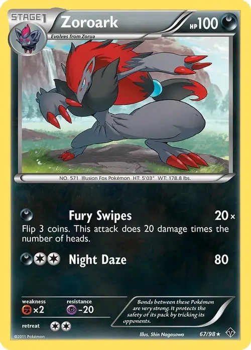 Zoroark card art
