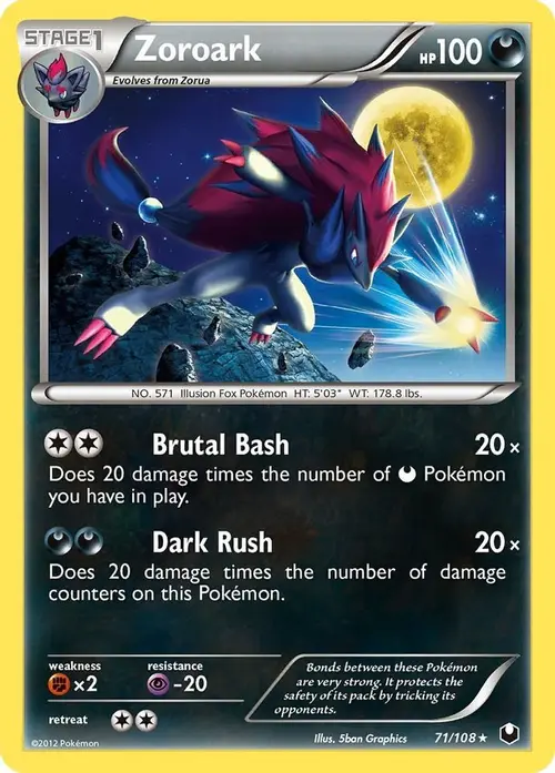 Zoroark card art