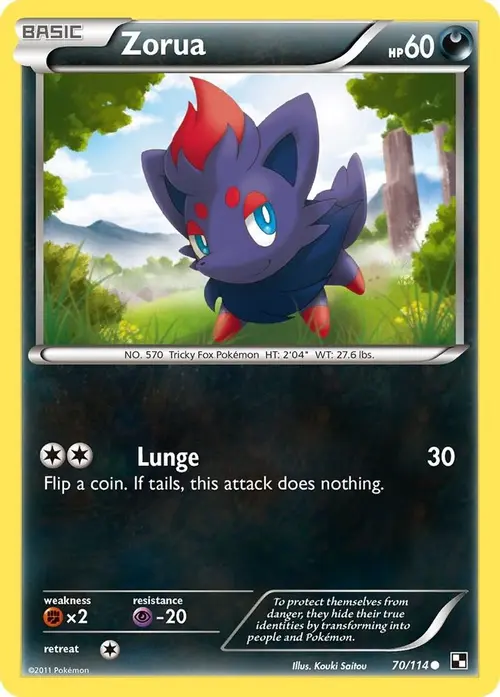 Zorua card art