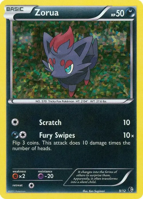 Zorua - 9/12 card art