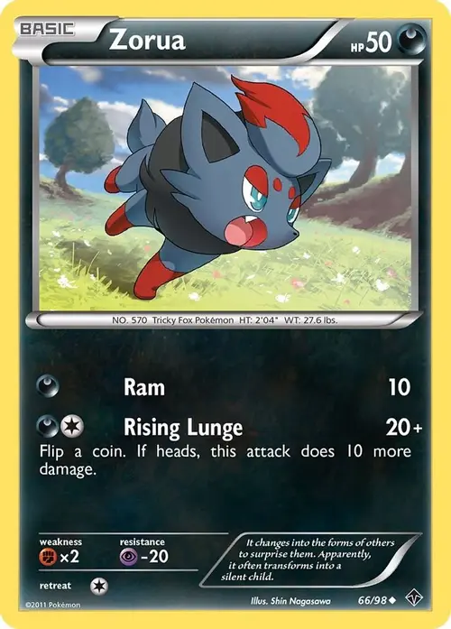 Zorua card art