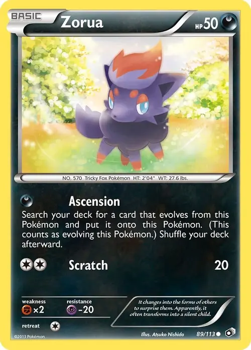 Zorua card art