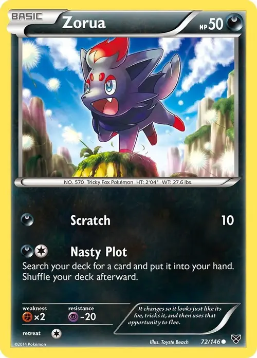 Zorua card art