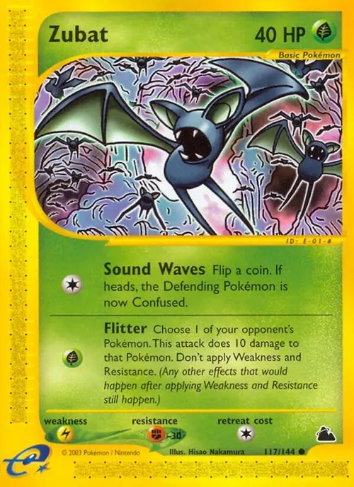 Zubat (117) card art