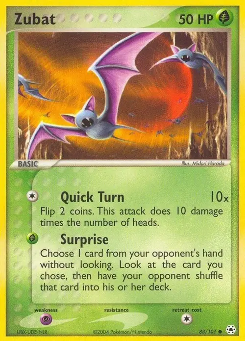Zubat card art