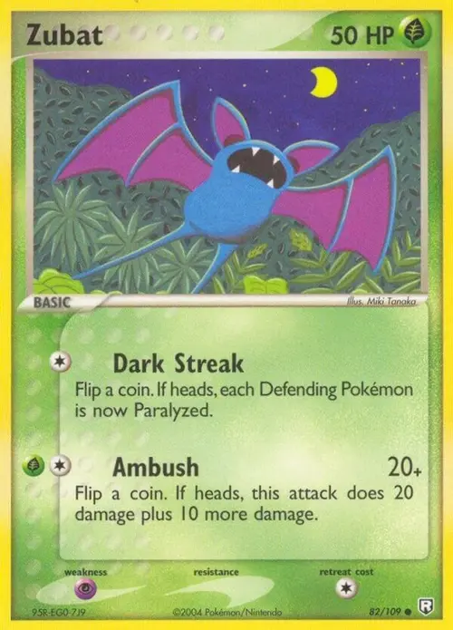 Zubat card art