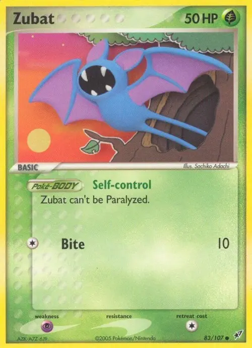 Zubat card art
