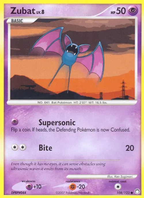 Zubat card art