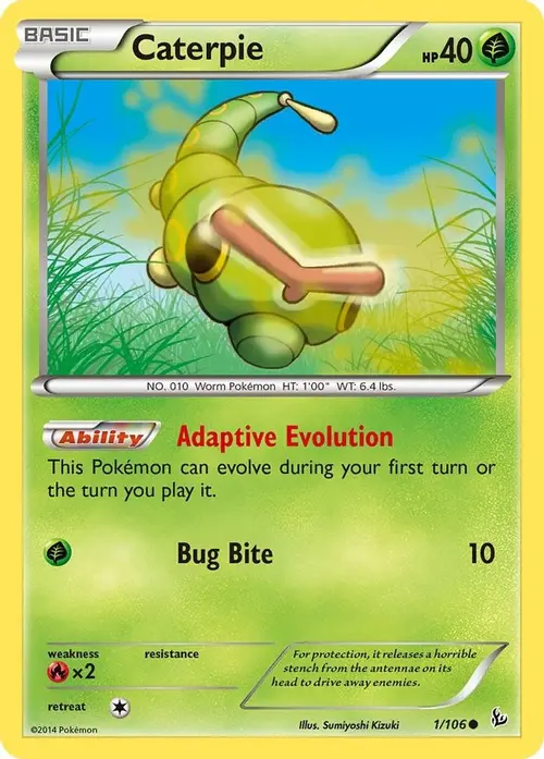 Caterpie card art