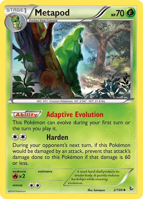 Metapod card art