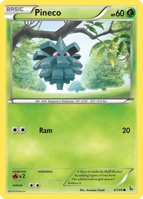 Pineco card art