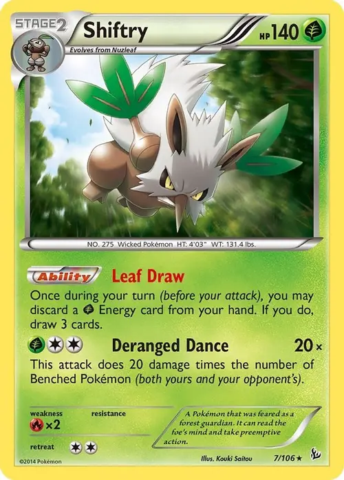 Shiftry card art