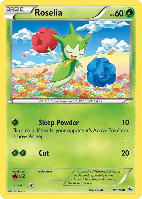 Roselia card art