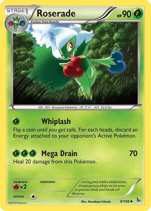 Roserade card art